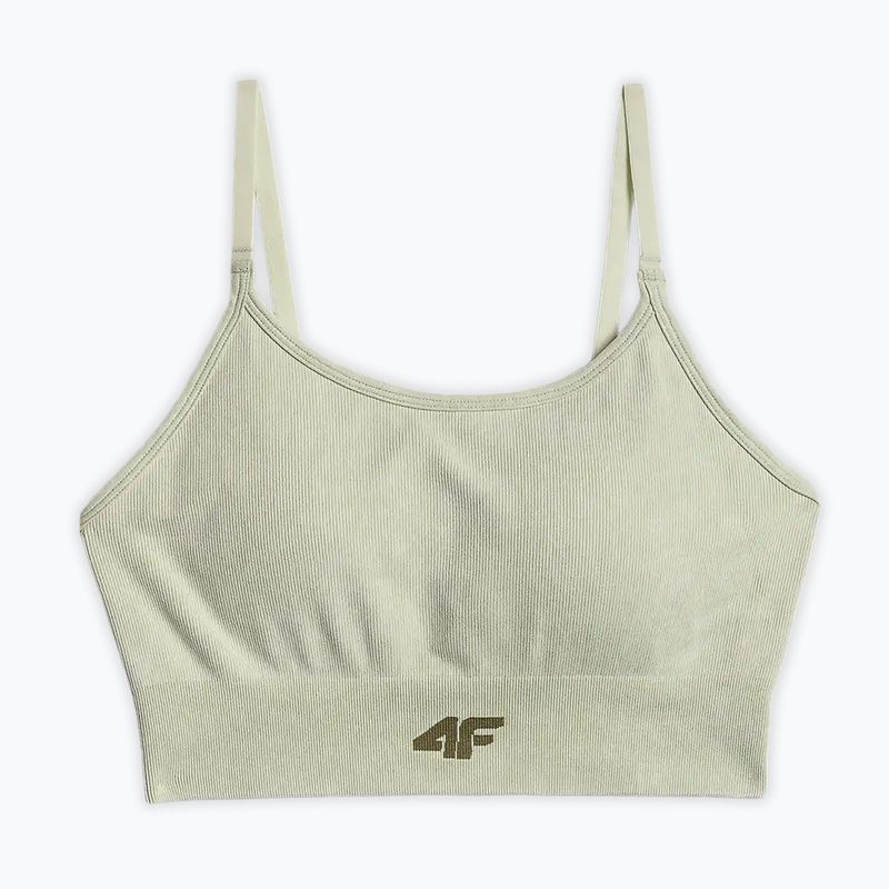 Спортен сутиен 4F Solar Punk F203 light green allover 8