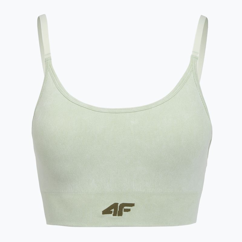 Спортен сутиен 4F Solar Punk F203 light green allover 8