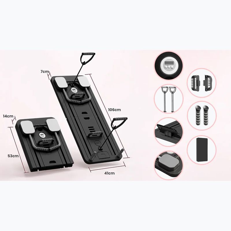 Реформер за пилатес Extralink DNXGHJNKERMLPM Black 4