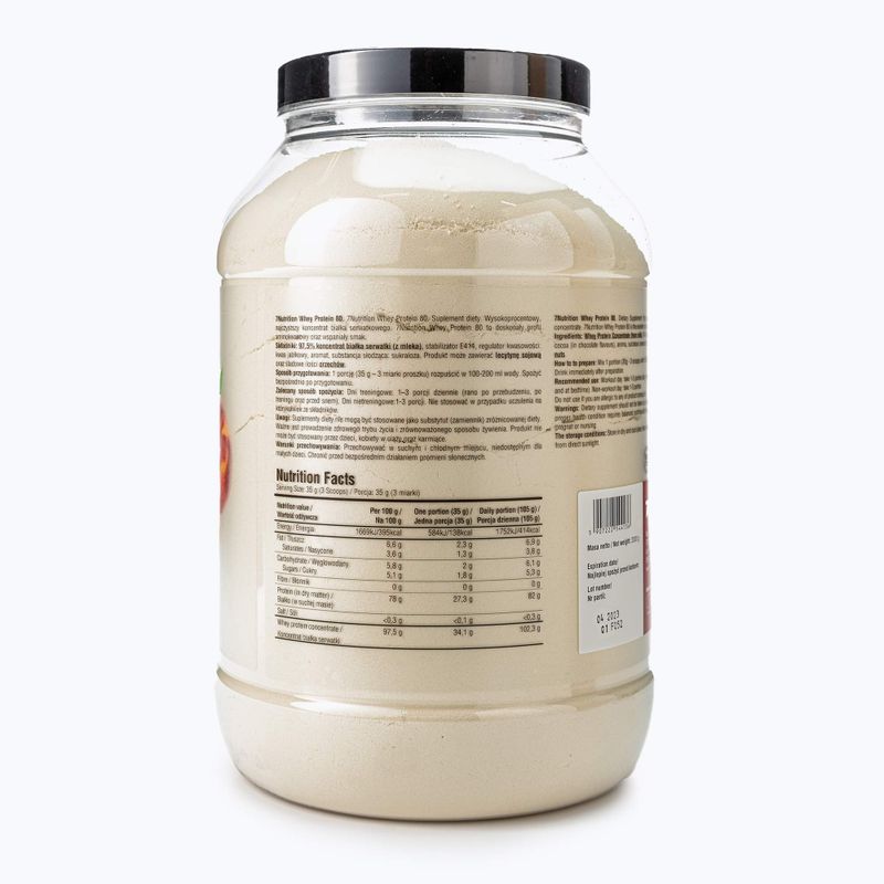 Суроватъчен протеин 7Nutrition Protein 80 brzoskwinia 7Nu000246 2