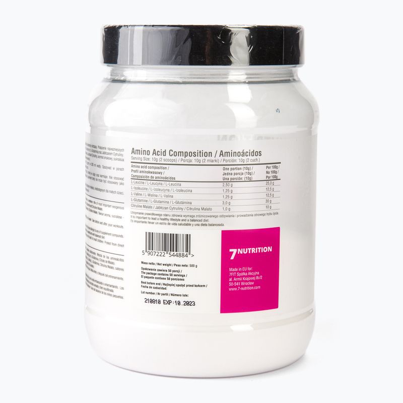 BCAA Master 7Nutrition aminokwasy 500g malina 7Nu000333-raspberry 3