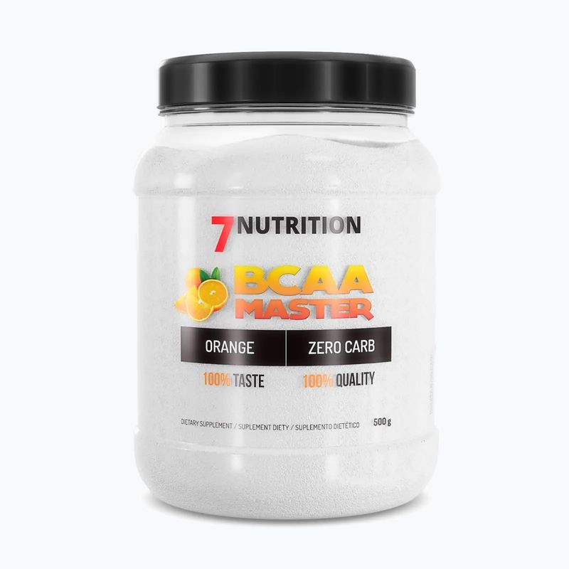 BCAA Master 7Nutrition аминокиселини 500g оранжев 7Nu000333-оранжев