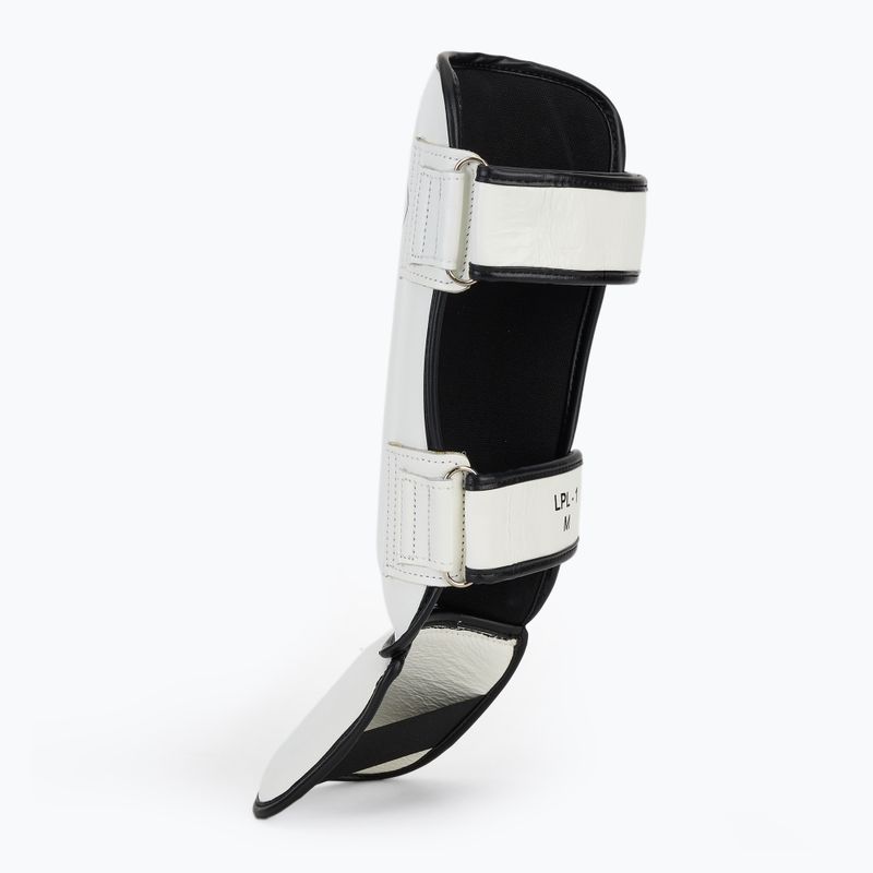 WINDY Протектори за пищяли и стъпала от синтетична кожа, бели 3