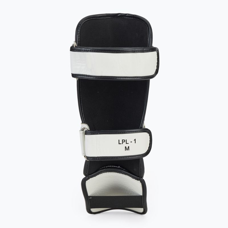 WINDY Протектори за пищяли и стъпала от синтетична кожа, бели 5