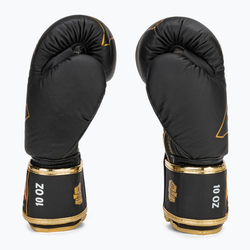 RAJA BOXING Произход Стандартни боксови ръкавици от естествена кожа черни 4