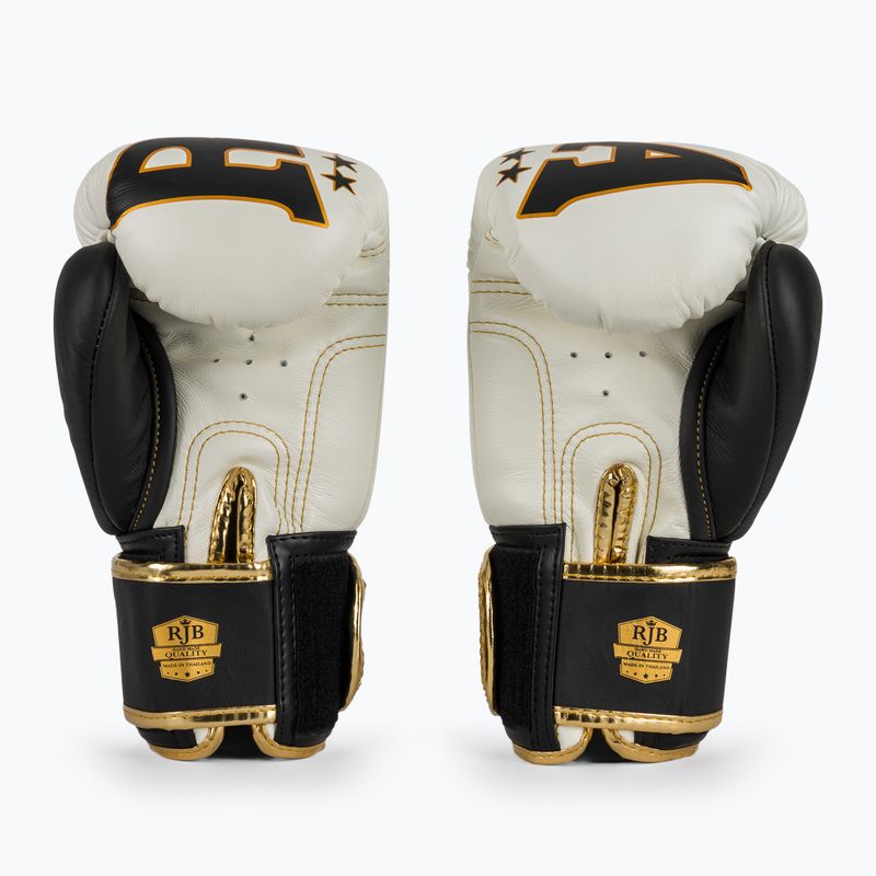 RAJA BOXING Произход Стандартни бели боксови ръкавици от естествена кожа 3