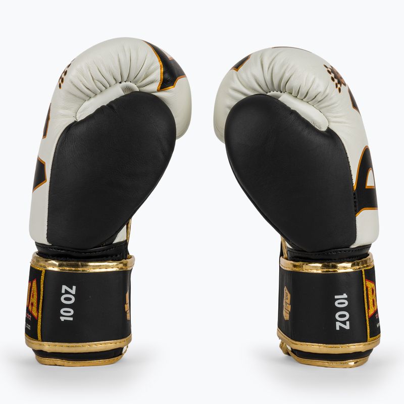 RAJA BOXING Произход Стандартни бели боксови ръкавици от естествена кожа 4