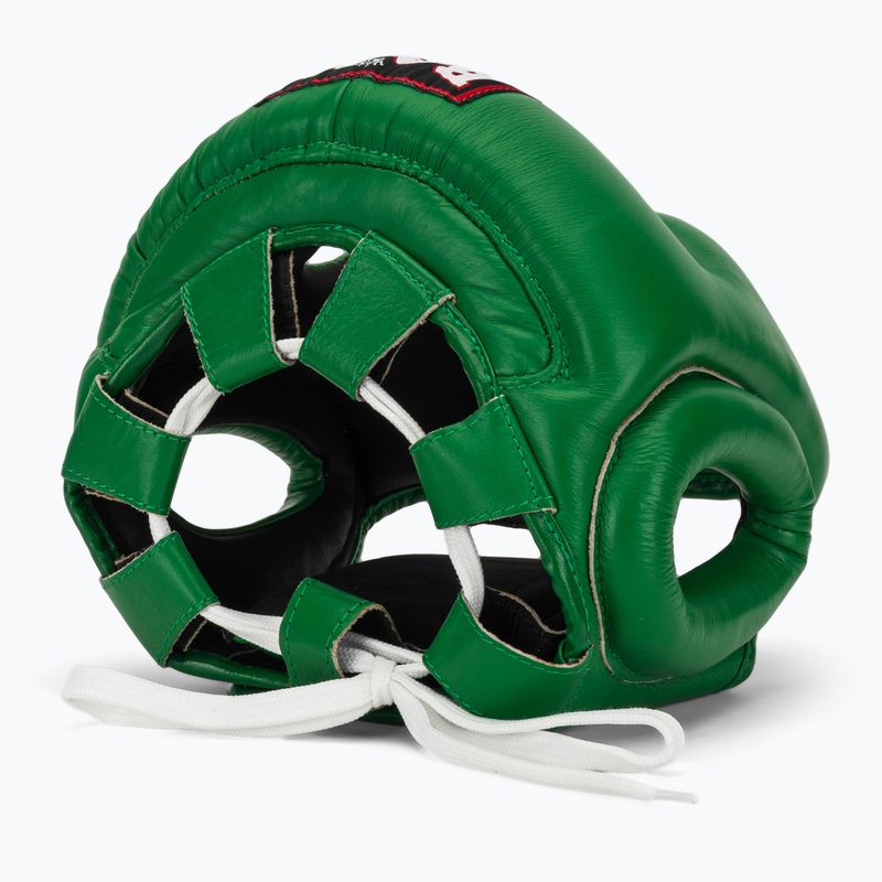 RAJA BOXING каска от естествена кожа зелена 6