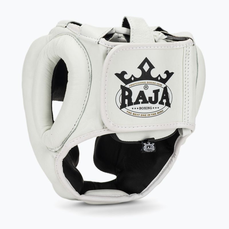 RAJA BOXING каска от естествена кожа бяла 3