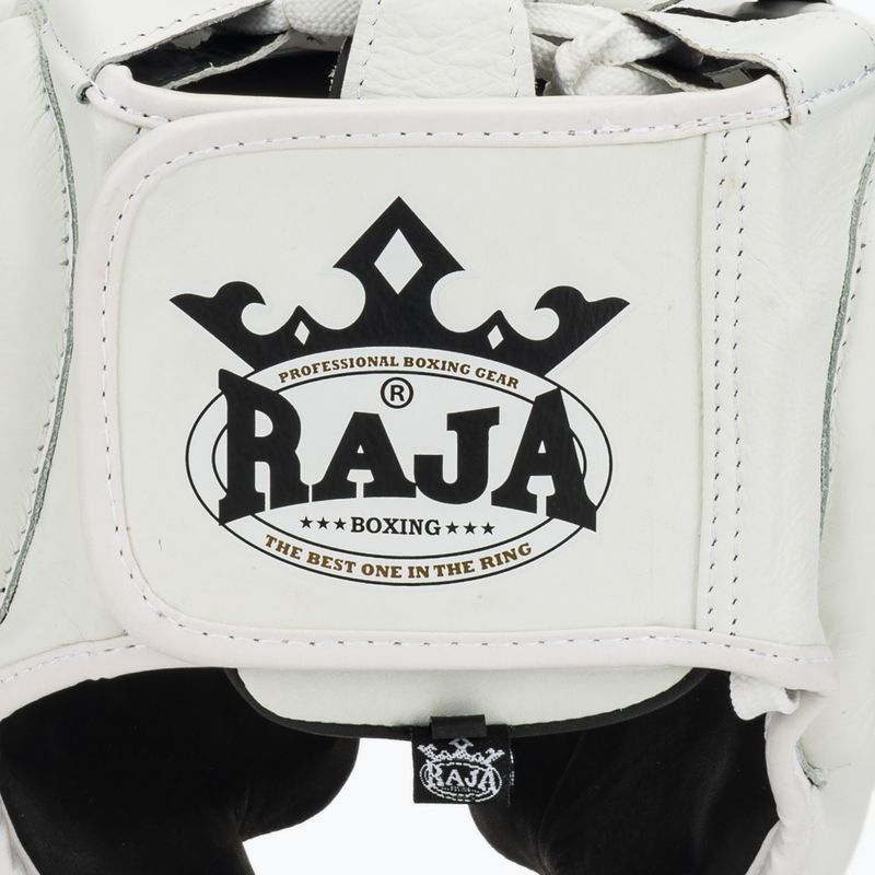 RAJA BOXING каска от естествена кожа бяла 5