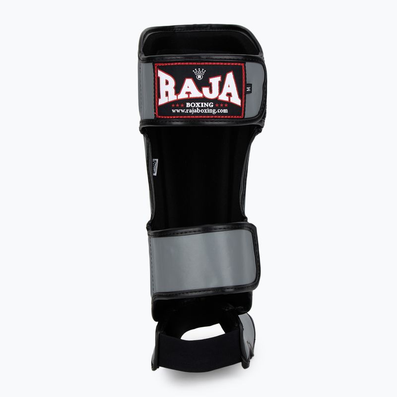 RAJA BOXING Олекотени предпазители за пищяли Полукожени сиви протектори за пищяли и стъпала 5