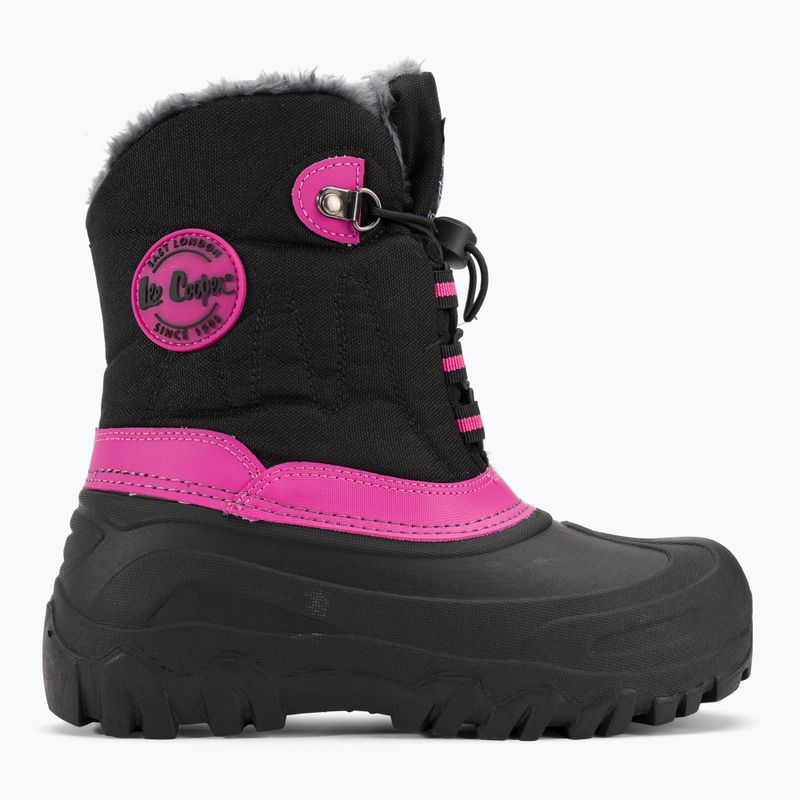 Детски ботуши за сняг на Lee Cooper LCJ-21-44-0523 черно/фуксия 2