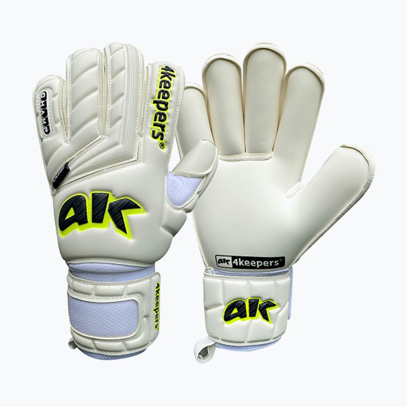 Детски вратарски ръкавици 4Keepers Champ Carbo V RF бели 6