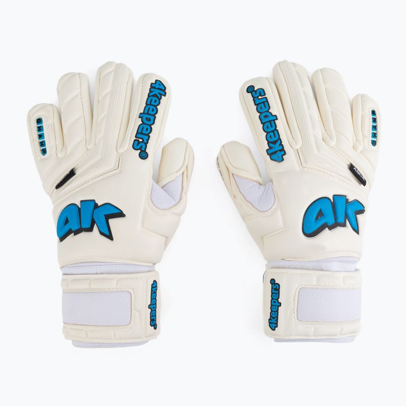 4Keepers Champ Aqua V Nc вратарски ръкавици в бяло и синьо
