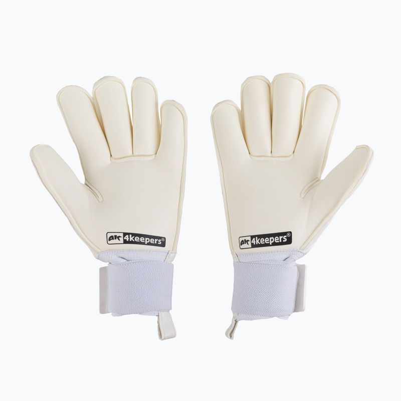 Детски вратарски ръкавици 4Keepers Champ Carbo V RF Strap white 2