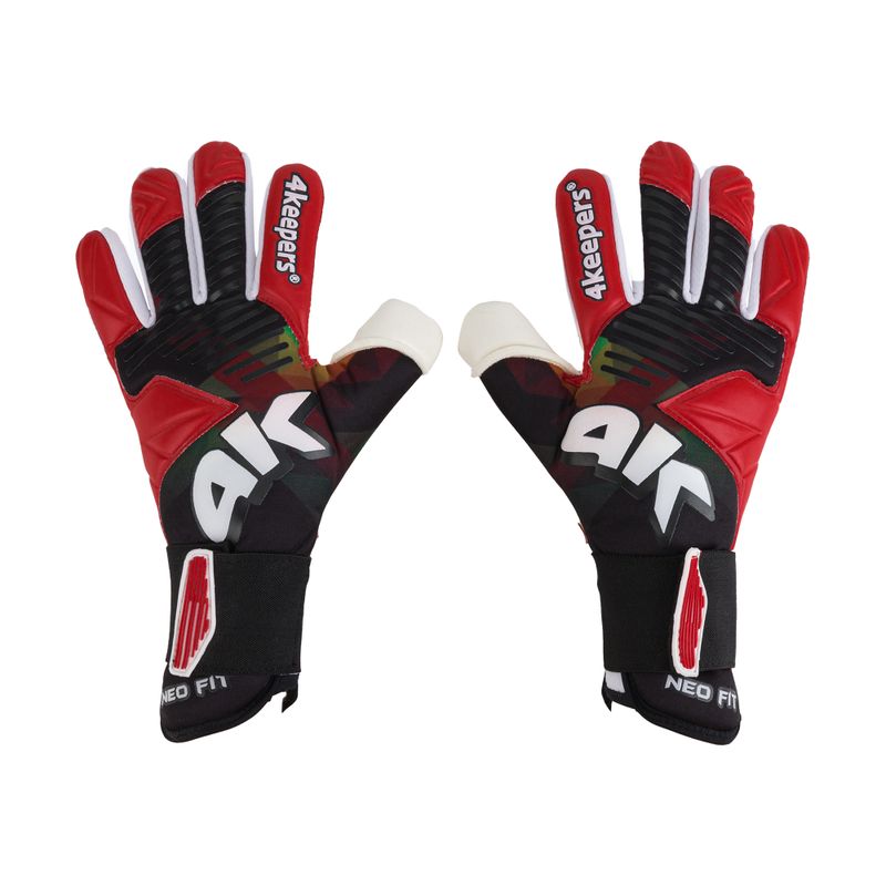 4Keepers Neo Drago Nc вратарски ръкавици черни и червени