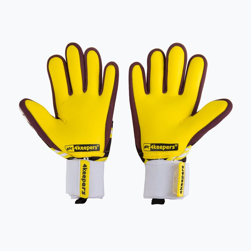 Детски вратарски ръкавици 4Keepers Evo Trago Nc жълти 2