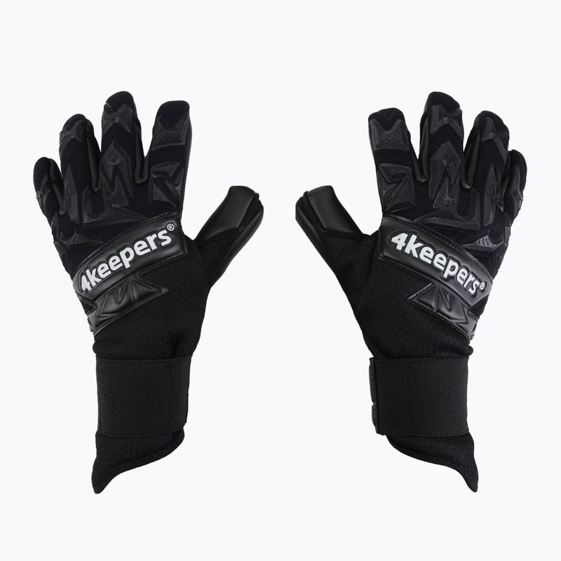 4Keepers Equip Panter Nc Jr детски вратарски ръкавици черни EQUIPPANCJR