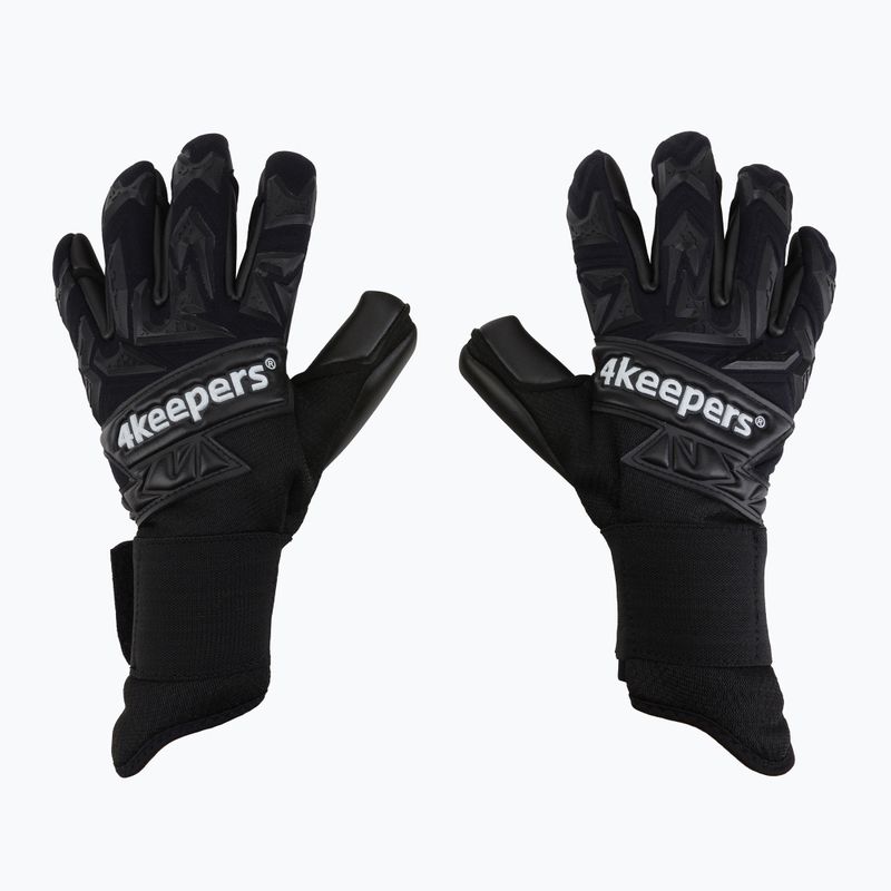 4Keepers Equip Panter Nc вратарски ръкавици черни EQUIPPANC