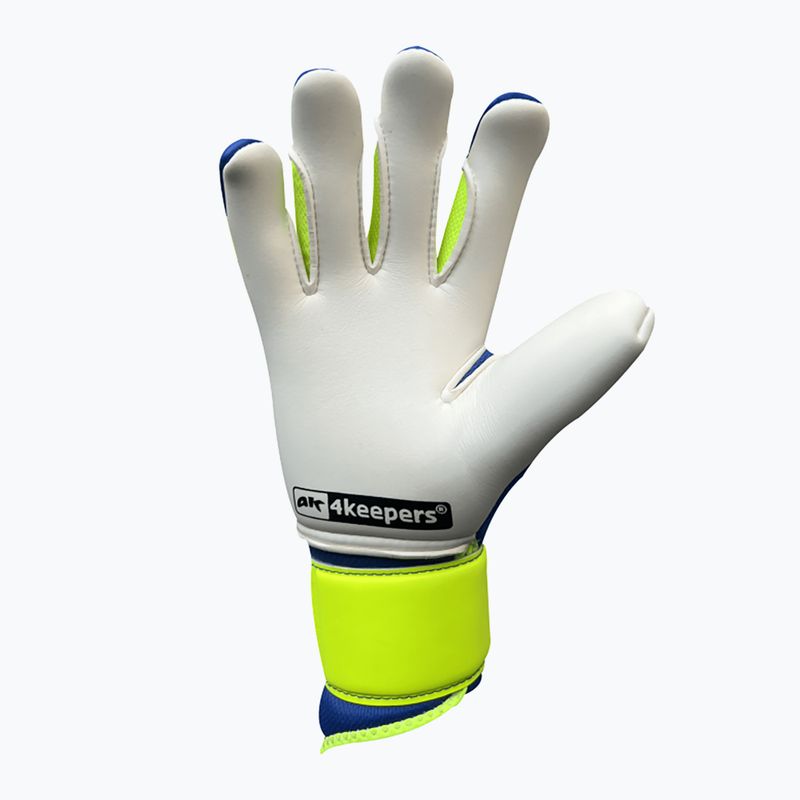 Детски вратарски ръкавици 4Keepers Equip Breeze Nc Jr синьо-зелено EQUIPBRNCJR 5