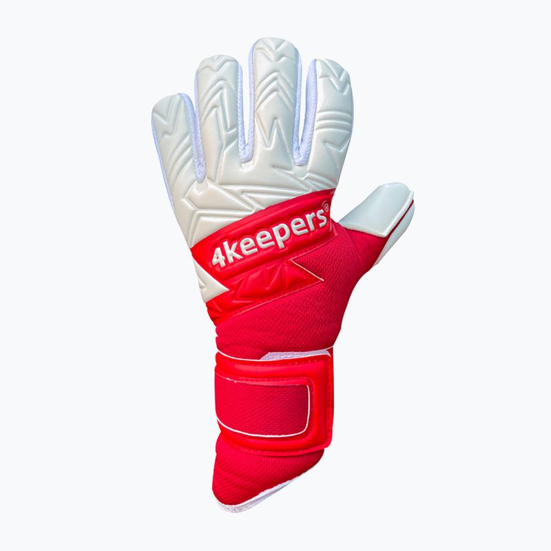 4Keepers Equip Poland Nc вратарски ръкавици в бяло и червено EQUIPPONC 4