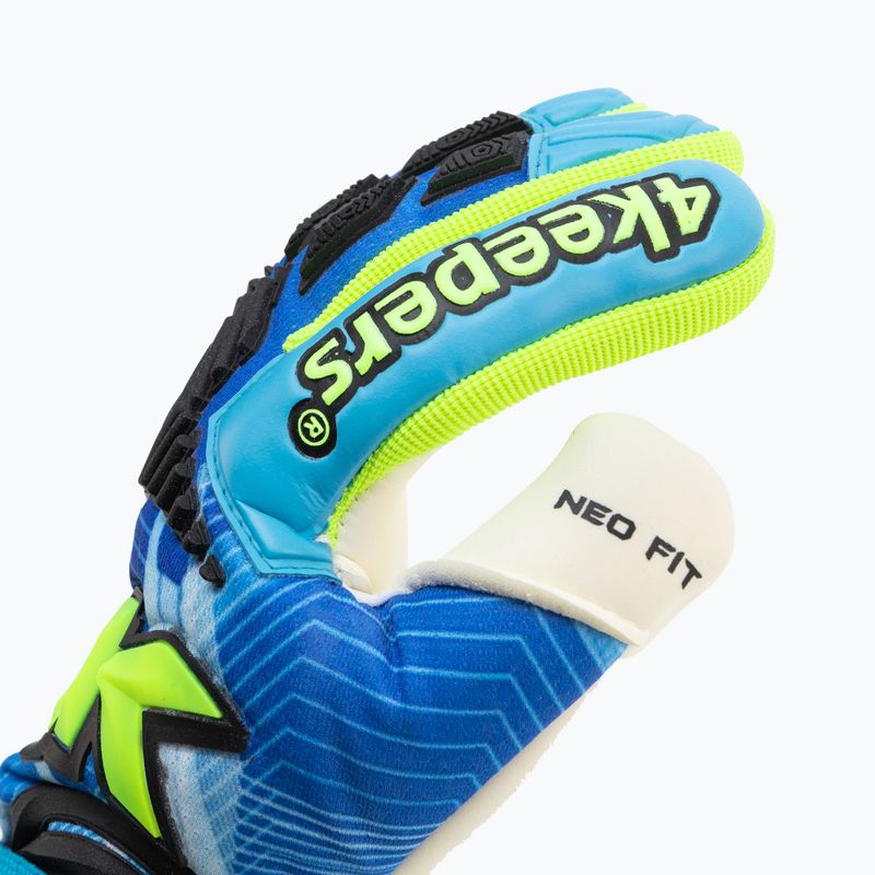 Детски вратарски ръкавици 4Keepers Neo Liga Nc Jr сини 3