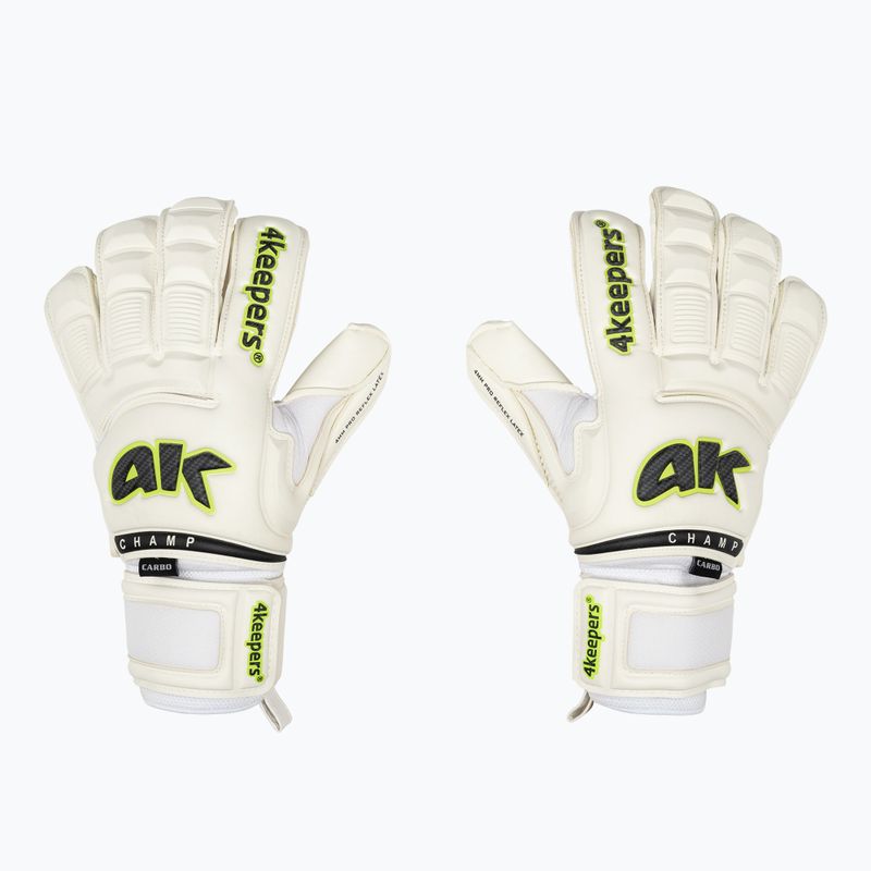 4Keepers Champ Carbo VI вратарски ръкавици бели