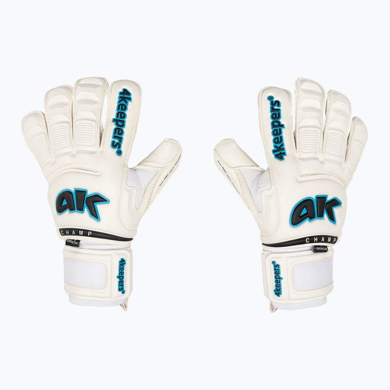 4Keepers Champ AQ Contact VI вратарски ръкавици бели