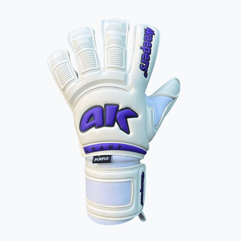 4Keepers Champ Purple VI вратарски ръкавици бели 5