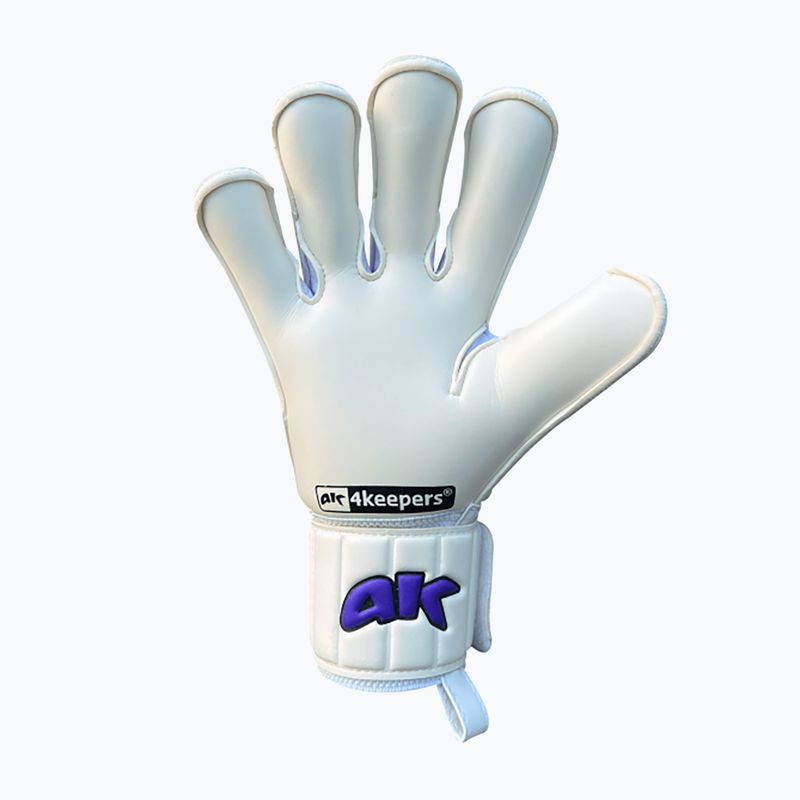 4Keepers Champ Purple VI вратарски ръкавици бели 6