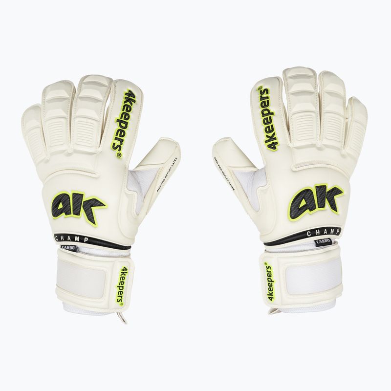 4Keepers Champ Carbo VI вратарски ръкавици бели