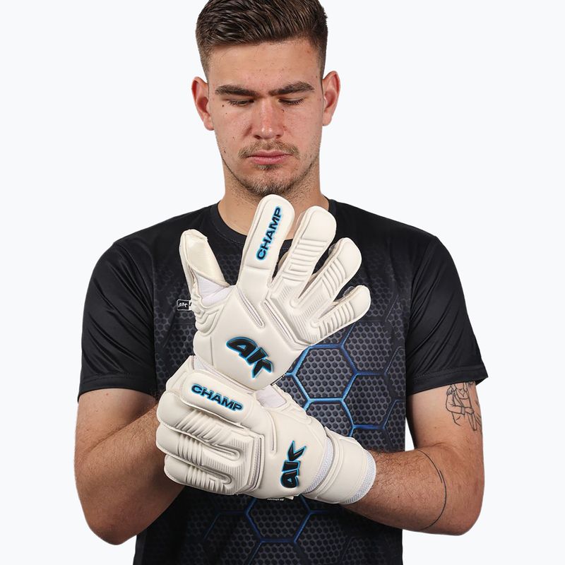 Детски вратарски ръкавици 4keepers Champ Aq Contact VII RF2G Jr white 8