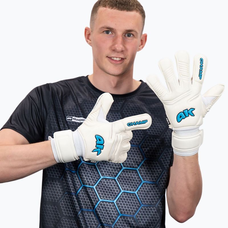 Вратарски ръкавици 4keepers Champ Aqua VII RF2G white 7