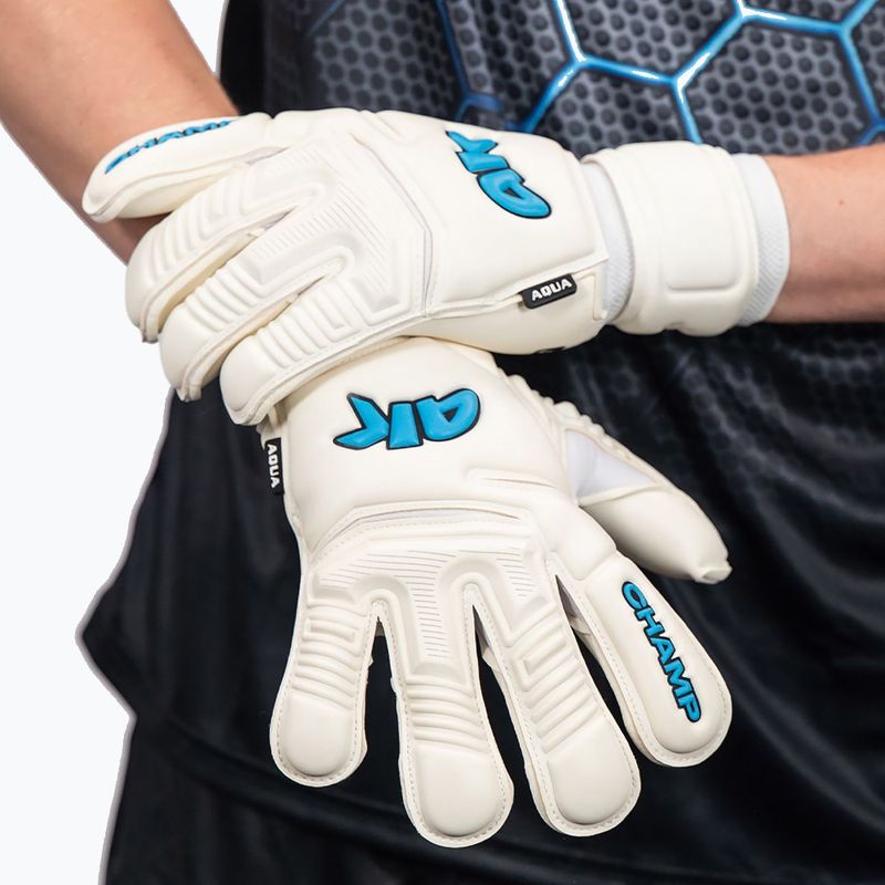 Вратарски ръкавици 4keepers Champ Aqua VII RF2G white 9