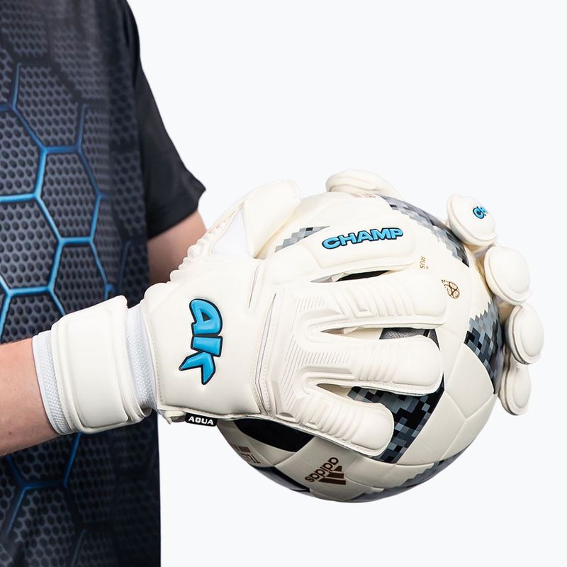 Вратарски ръкавици 4keepers Champ Aqua VII RF2G white 11