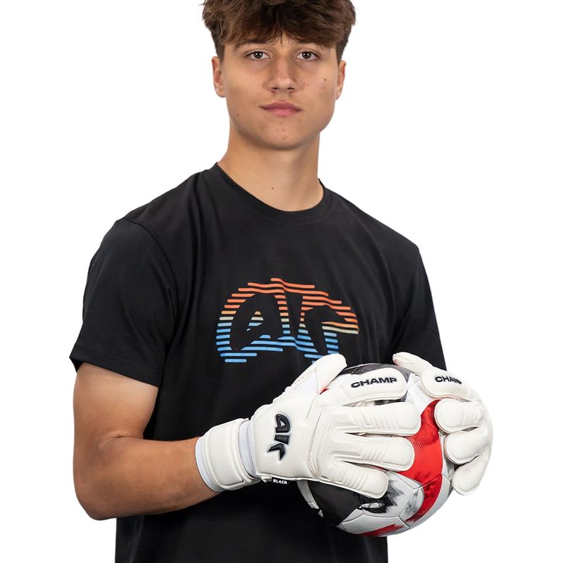 Детски вратарски ръкавици 4keepers Champ VII RF2G Jr black/white 6