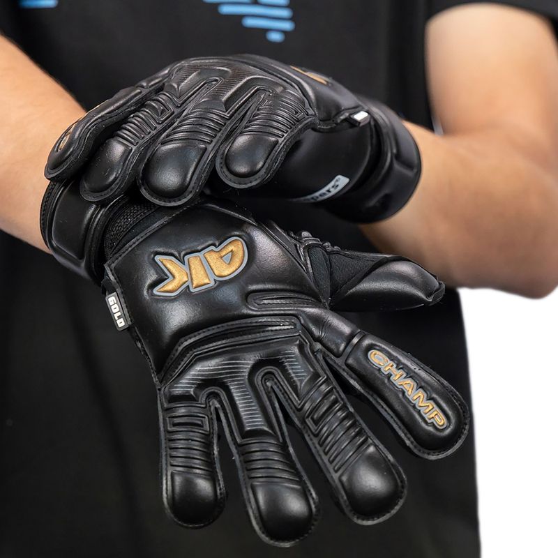 Детски вратарски ръкавици 4keepers Champ Gold Black VII RF2G Jr gold/black 9