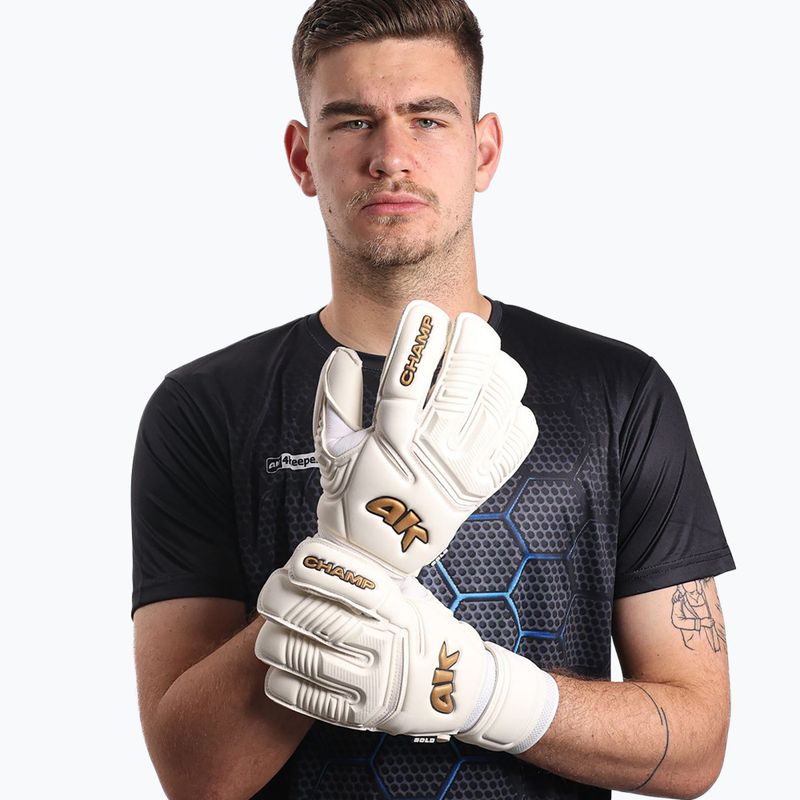 Вратарски ръкавици 4keepers Champ Gold VII RF2G white 9