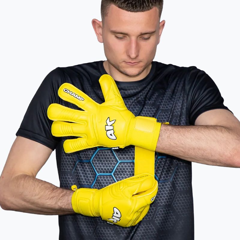 Детски вратарски ръкавици 4keepers Champ Colour Yellow VII RF2G Jr yellow 11