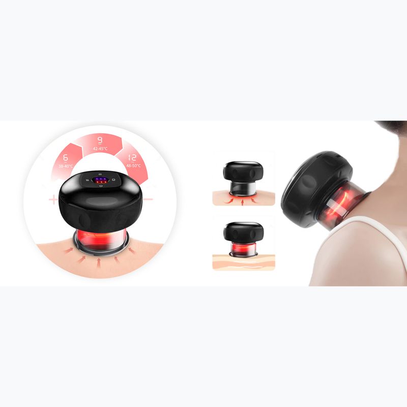 Китайска вендуза за масаж Humanas BB01 black 9