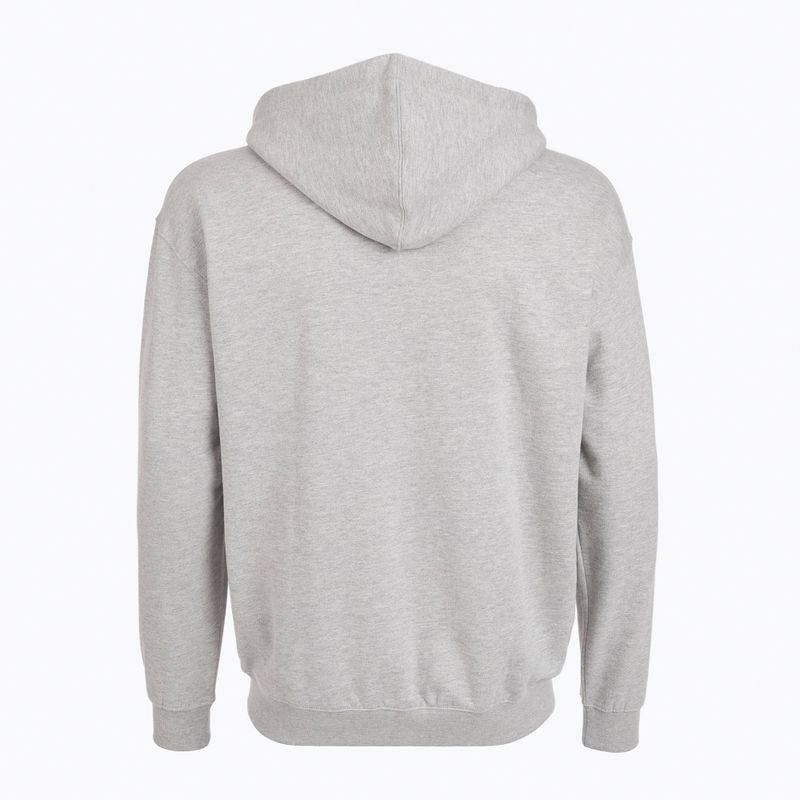Мъжки суитшърт PROSTO Hoodie Logo Zip gray 2