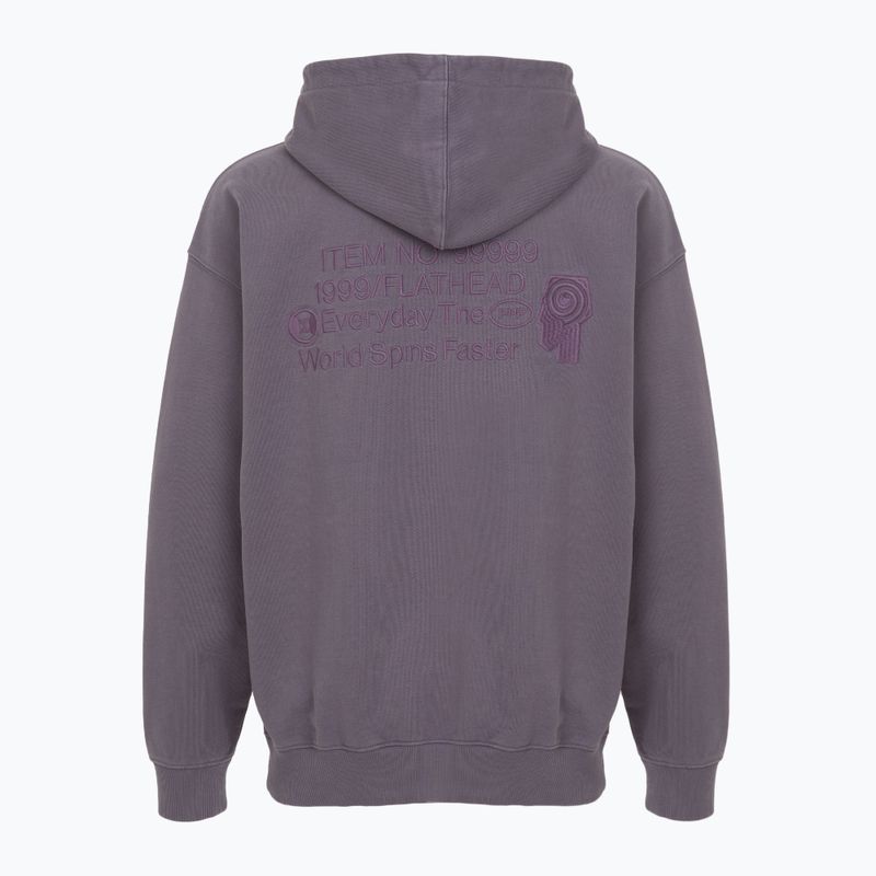 Мъжки суитшърт PROSTO Flathead Hoodie washed lavender 2