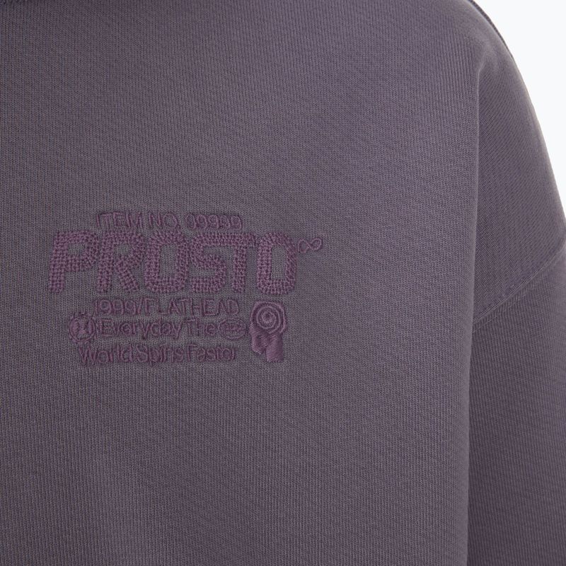Мъжки суитшърт PROSTO Flathead Hoodie washed lavender 5