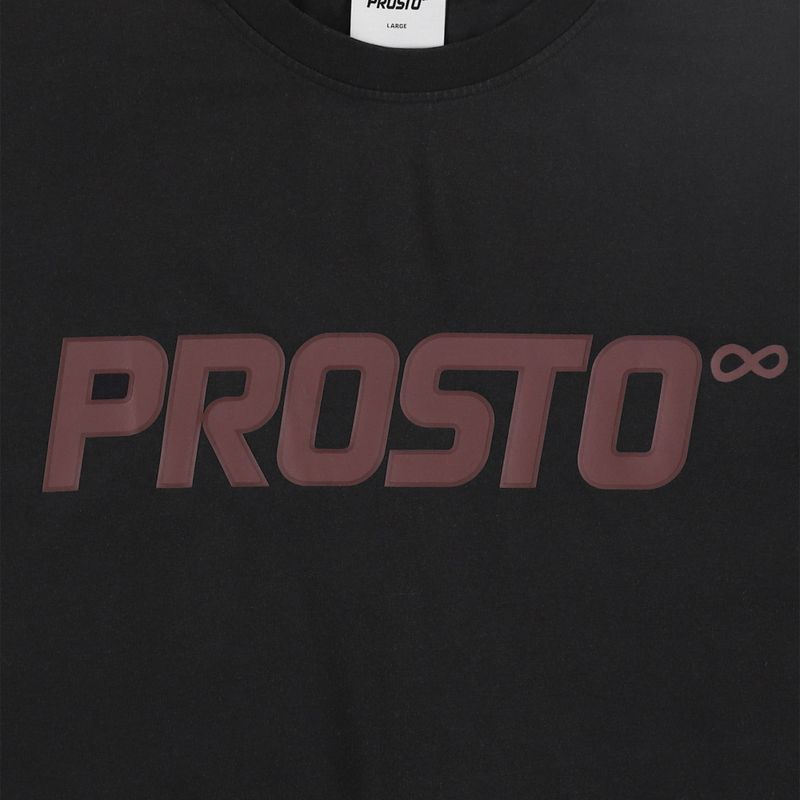 Мъжка тениска PROSTO Big Logo washed black 3