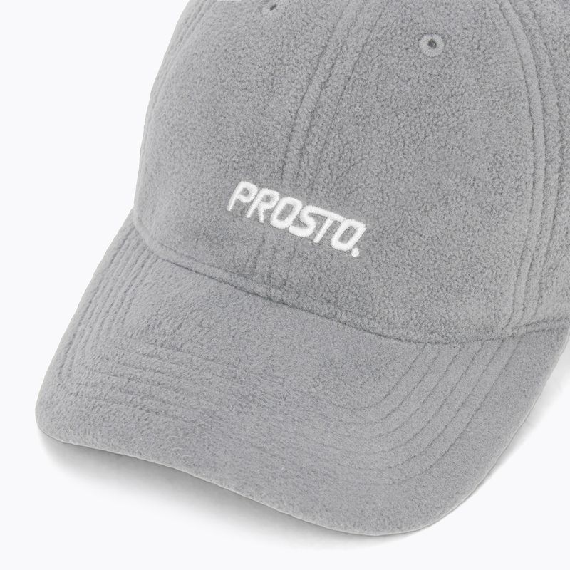 Шапка с козирка PROSTO Fleece gray 3