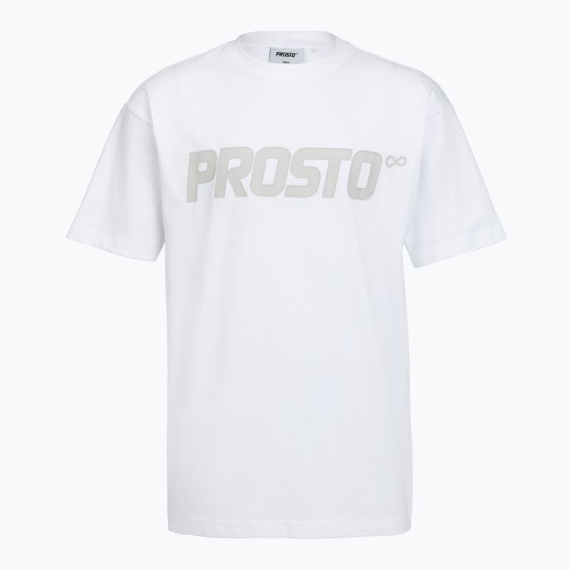 Мъжка тениска PROSTO Big Logo white