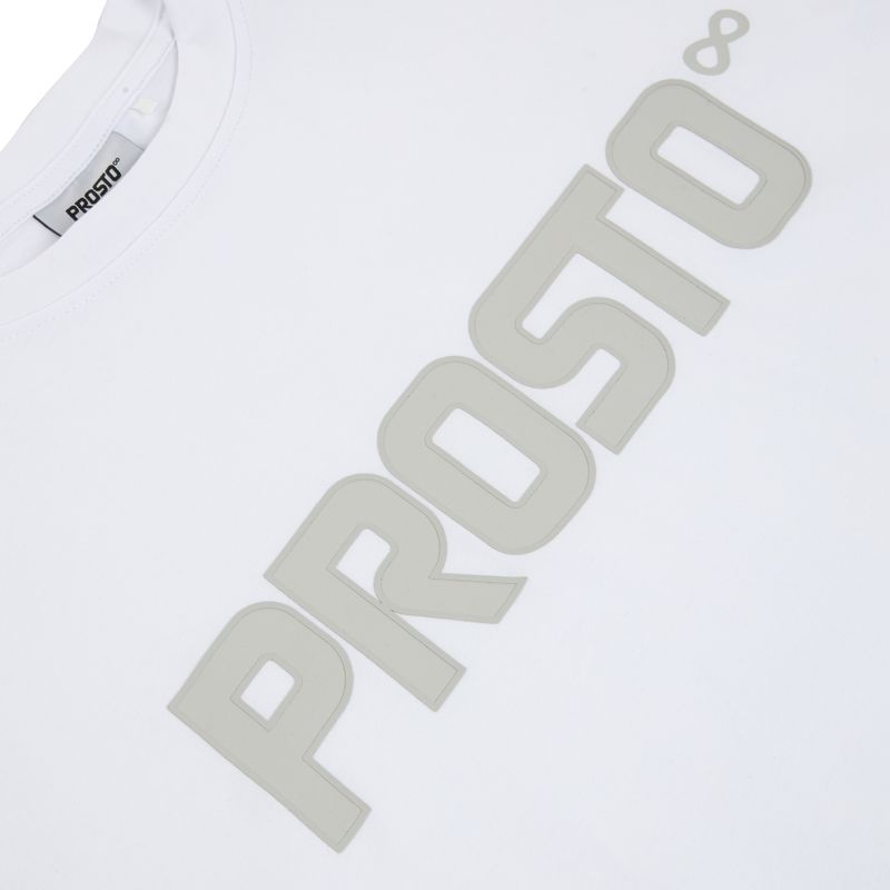 Мъжка тениска PROSTO Big Logo white 3