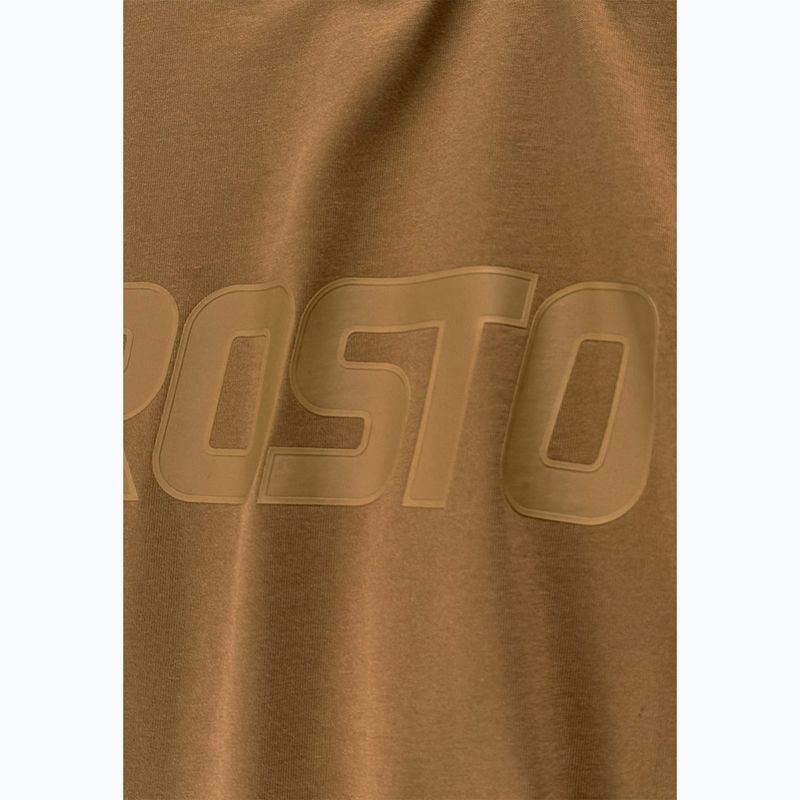 Мъжка тениска PROSTO Big Logo cinnamon beige 3