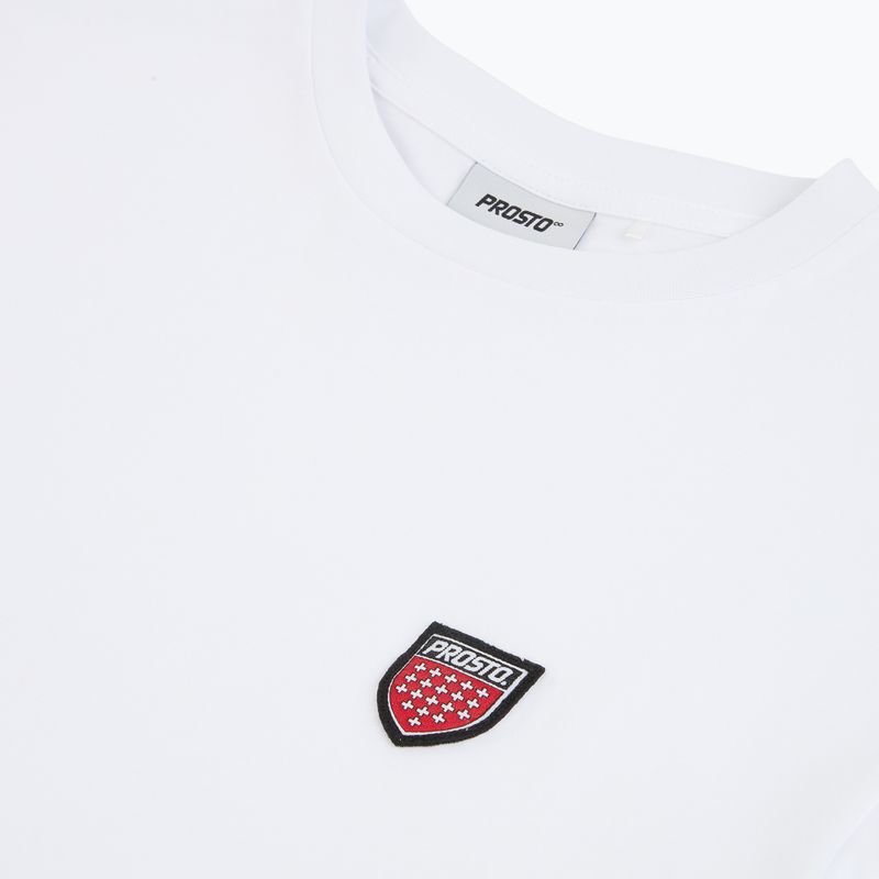 Мъжка тениска PROSTO Small Shield white 3
