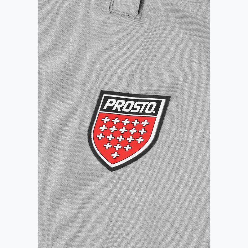Мъжки панталони за бягане PROSTO Big Shield gray 3